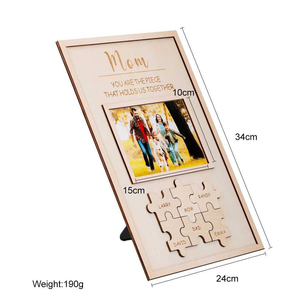 Wooden Puzzle Frame Personalized Gift