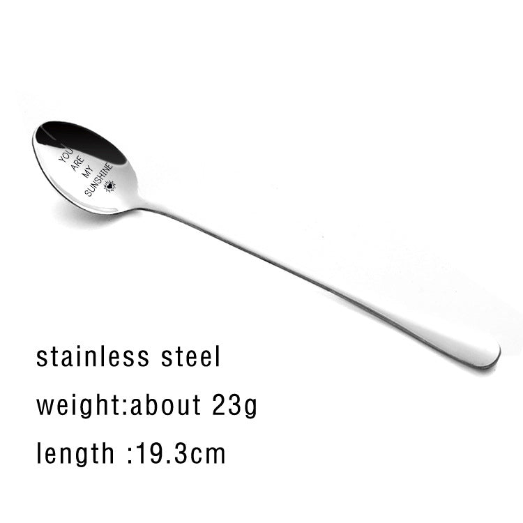 Simple Stainless Steel Spoon