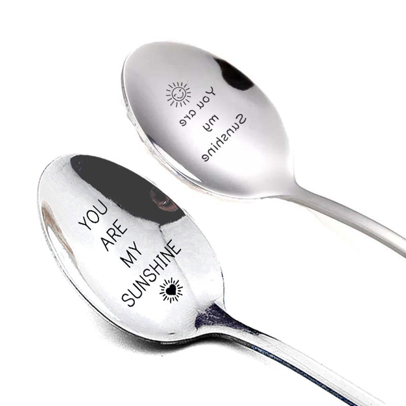 Simple Stainless Steel Spoon