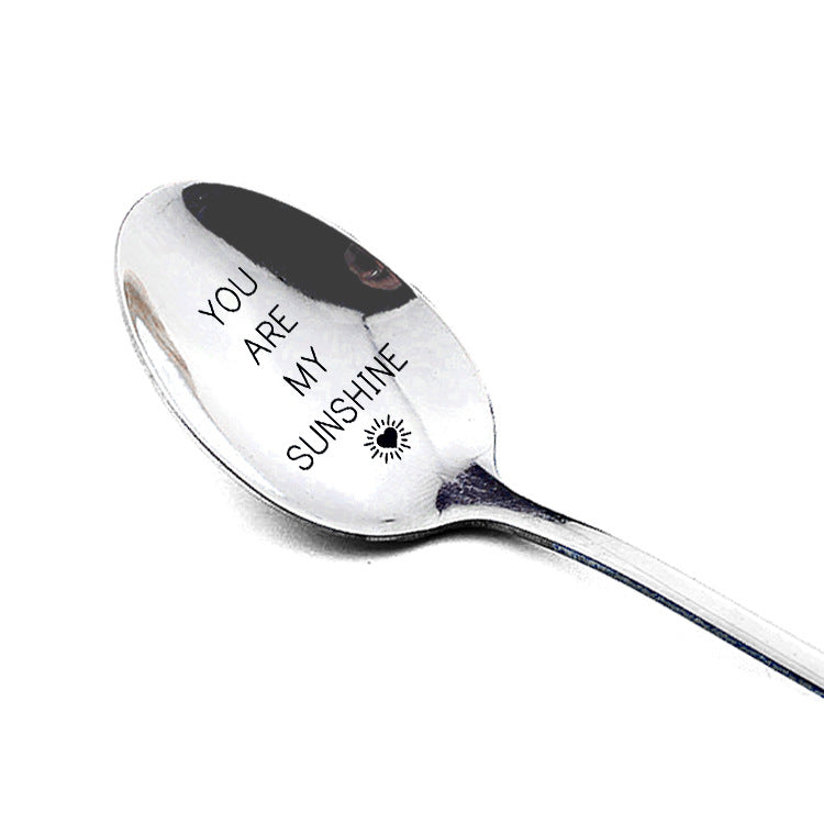Simple Stainless Steel Spoon