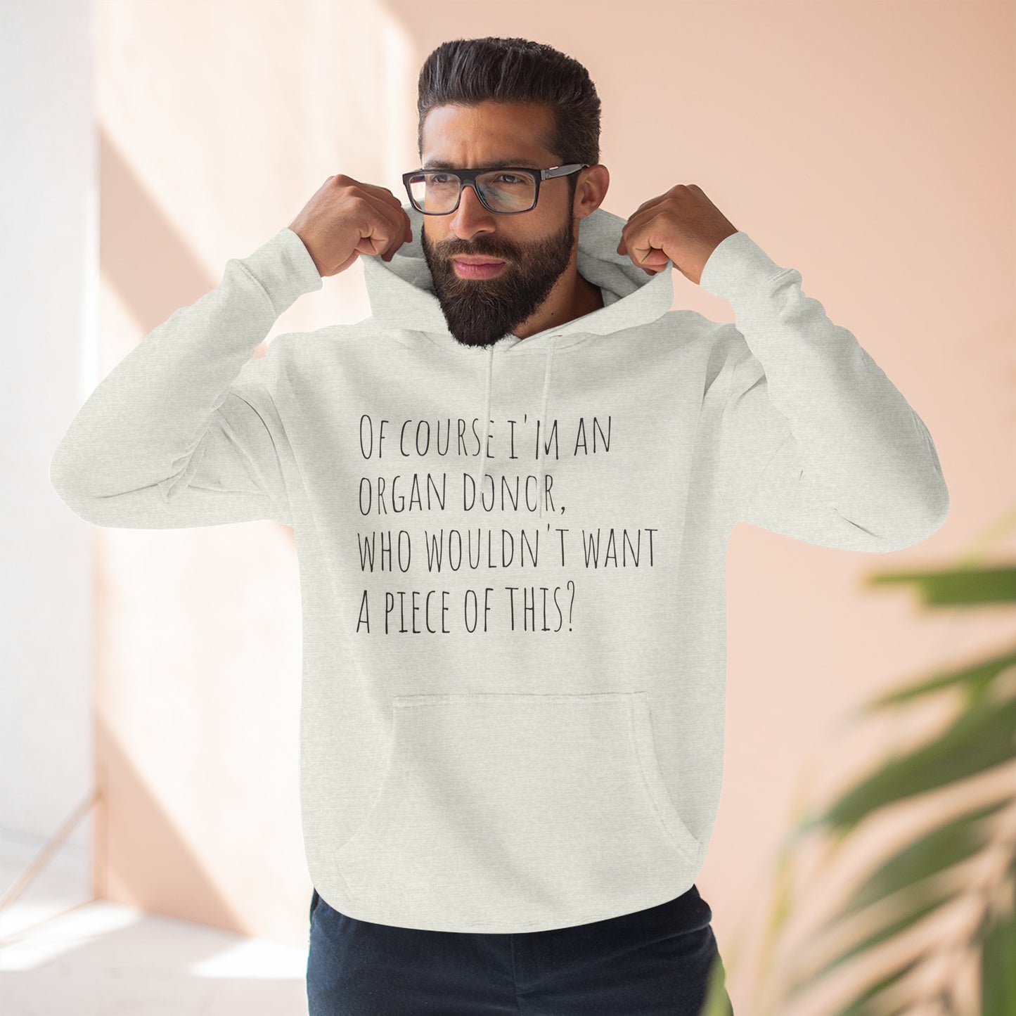 Organ Donor Fleece Hoodie - Funny Gift for Medical Professionals, Casual Wear, Unique Sweatshirt for Fundraisers, Healthcare Apparel