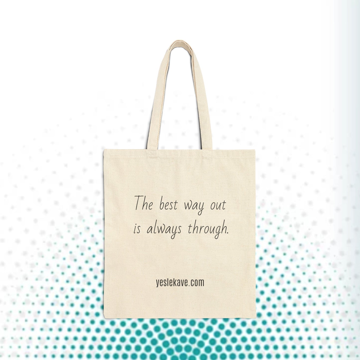 Say No Cotton Canvas Tote Bag