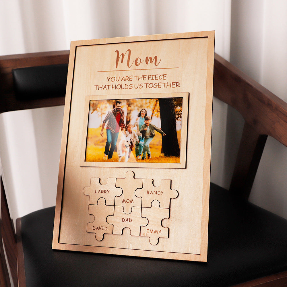 Wooden Puzzle Frame Personalized Gift