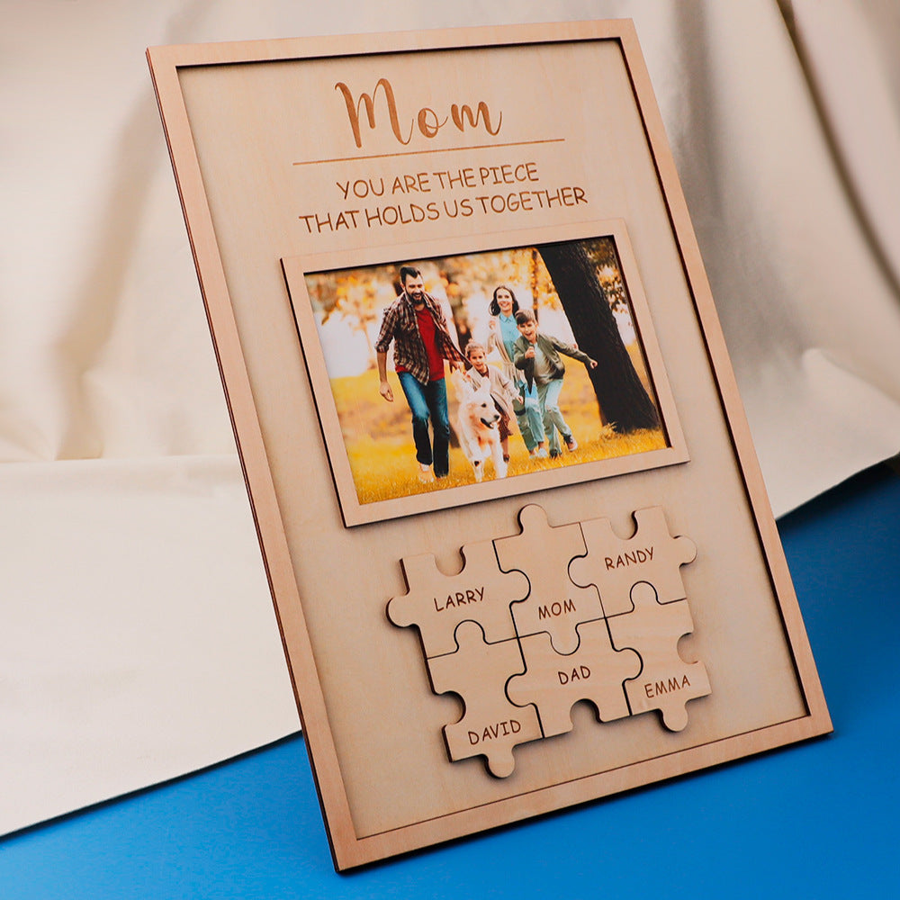 Wooden Puzzle Frame Personalized Gift