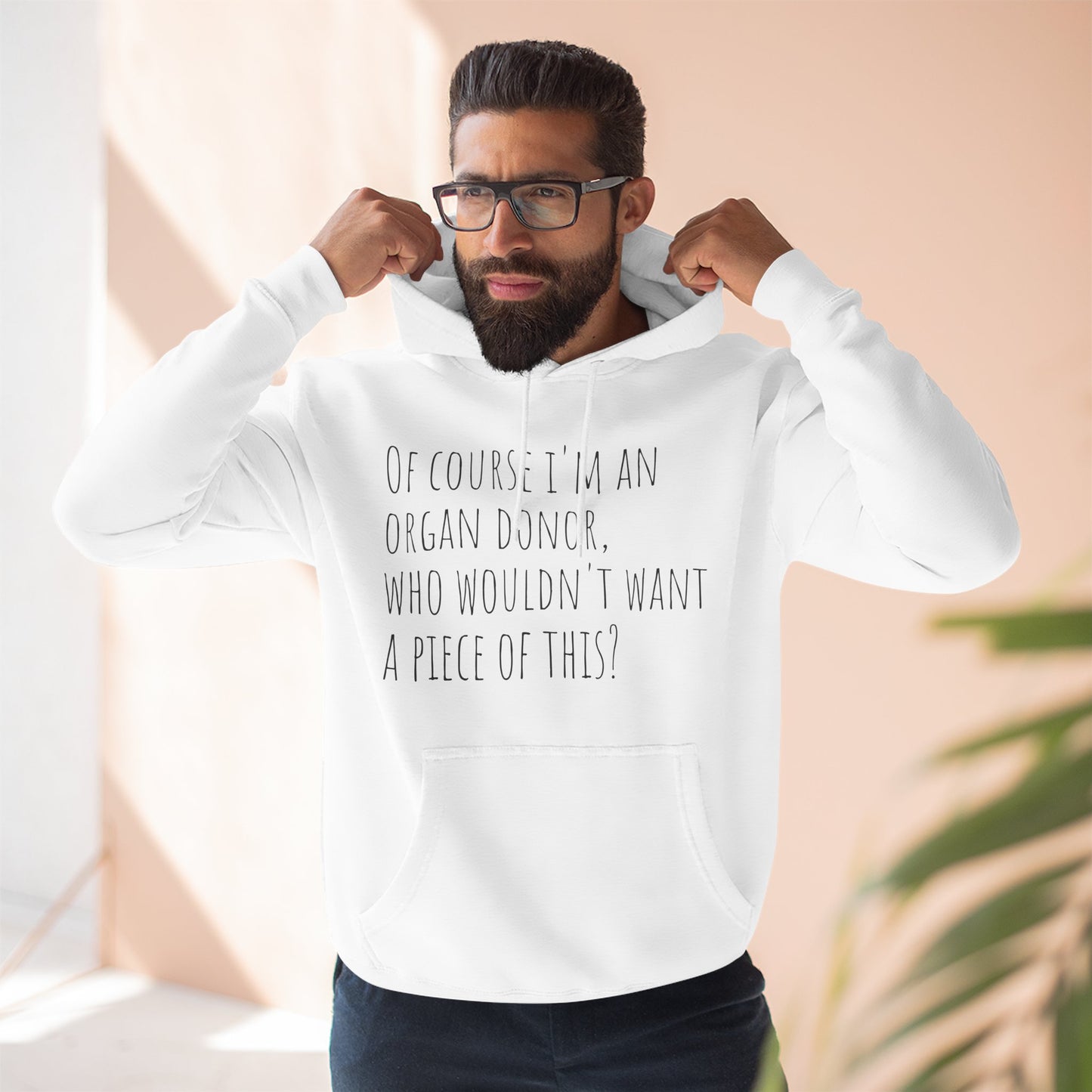 Organ Donor Fleece Hoodie - Funny Gift for Medical Professionals, Casual Wear, Unique Sweatshirt for Fundraisers, Healthcare Apparel