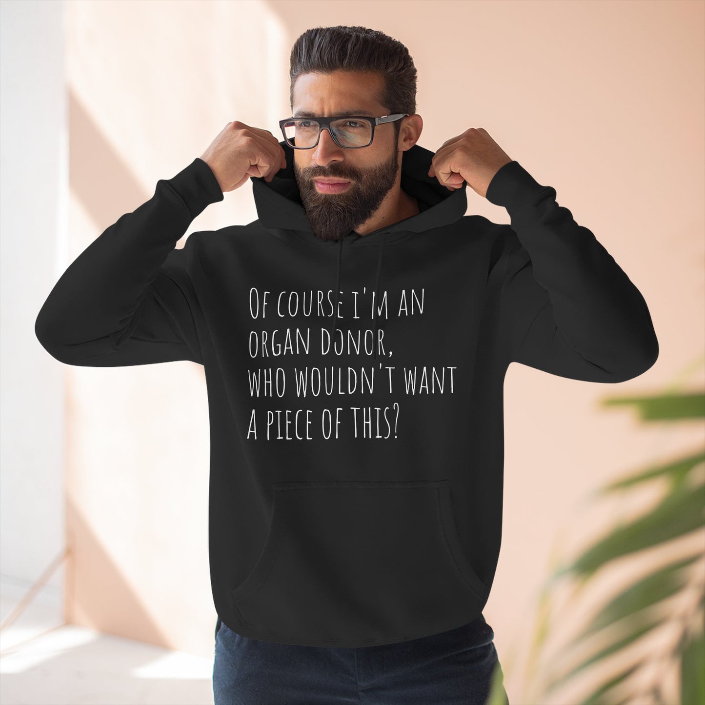 Organ Donor Fleece Hoodie - Funny Gift for Medical Professionals, Casual Wear, Unique Sweatshirt for Fundraisers, Healthcare Apparel