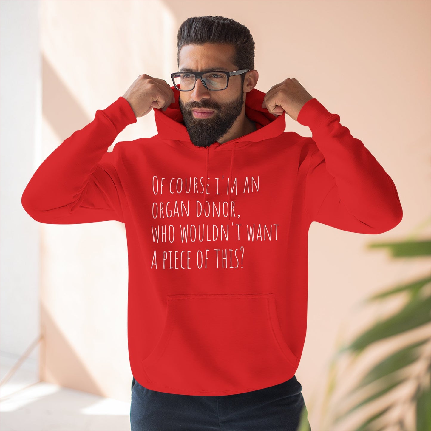 Organ Donor Fleece Hoodie - Funny Gift for Medical Professionals, Casual Wear, Unique Sweatshirt for Fundraisers, Healthcare Apparel